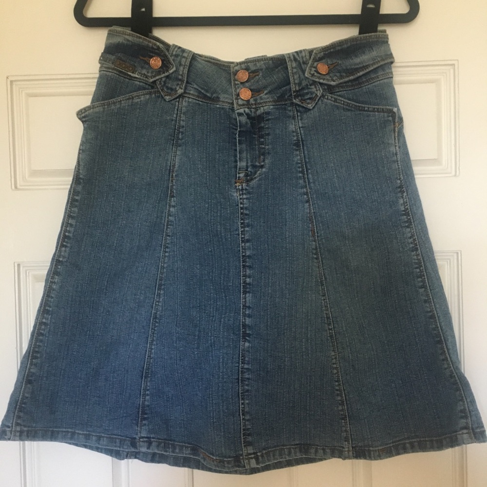💙💗XOXO Denim Flare Skirt